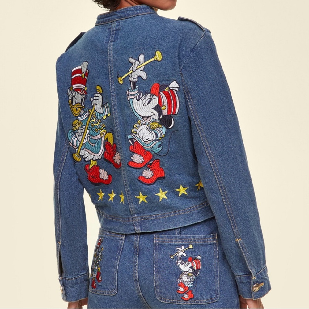 Women's Minnie Majorette Denim Jacket, Created for Macy's